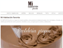 Tablet Screenshot of mihabitacionfavorita.com